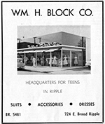 William H. Block Co ad