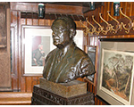 Bust of George Marott that was at Union Jack Pub in Broad Ripple
